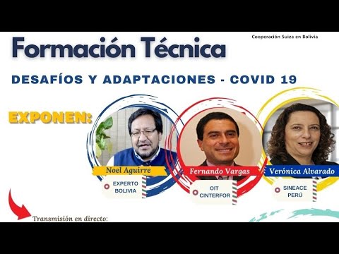 Embedded thumbnail for Conversatorio internacional “Formación técnica, desafíos y adaptaciones COVID-19”.  