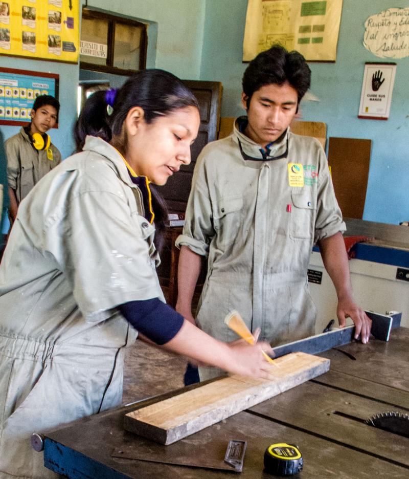 Formación Técnica Profesional | Noticias: La carpintería, una obra maestra  en la formación técnica de Huacareta