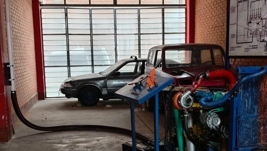 Tecnológico Puerto de Mejillones: Mejoran ventilación en talleres de motores para proteger la salud